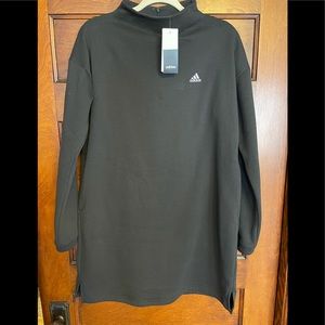 Adidas - Sweatshirt Dress w/pockets - Black - M